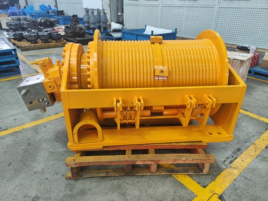 25T 高トルク牽引モーターワイヤライン フラグポールのための水力ウィンチ 0-40m/min 速度