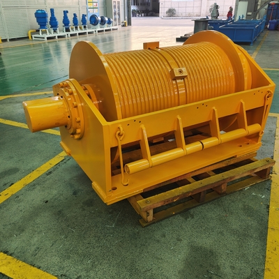 25T 高トルク牽引モーターワイヤライン フラグポールのための水力ウィンチ 0-40m/min 速度