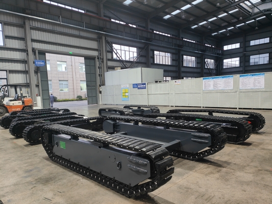TR600 オーダーメイド 120KG 有用荷重 UGV ロボット用 全地形 リモコン制御 ゴムトラック クローラー シャーシ