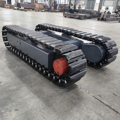 製造工場で200KGのクローラーローダー用の鉄筋車体底車
