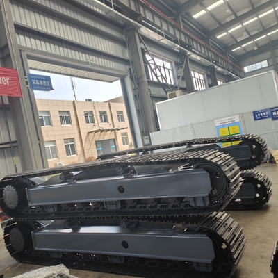 水力機関掘削リグ掘削機 ロボット・プラットフォーム部品のためのクローラー・スチール・トラック・アンダーカーレ