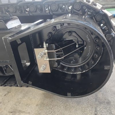 建材 工場 鉄 ゴム 軌道の シャーシ 65 T 掘削機用の鉄底車