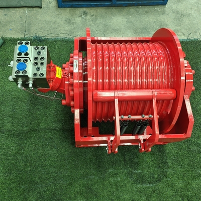 2t 4t 6t 8t 10t 掘削機用の水力ウィンチ ポントンクレーン掘削機と木を引っ張る