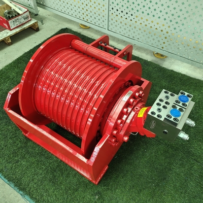2t 4t 6t 8t 10t 掘削機用の水力ウィンチ ポントンクレーン掘削機と木を引っ張る