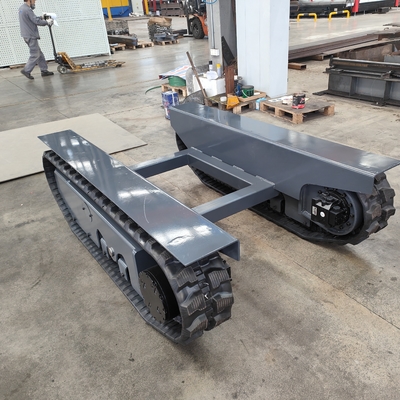 機械修理店 3.5T ゴム クローラー 荷重 ゴム ローカー シャーシ 底車