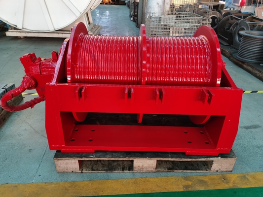 工業用 0~650KN 容量 ハイドロリックモーター ダブルドラムウィンチ