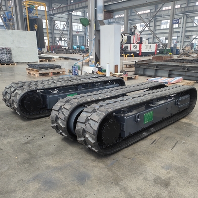 製造工場用のゴム製の鉄筋車底車体 ミニクローラー掘削機
