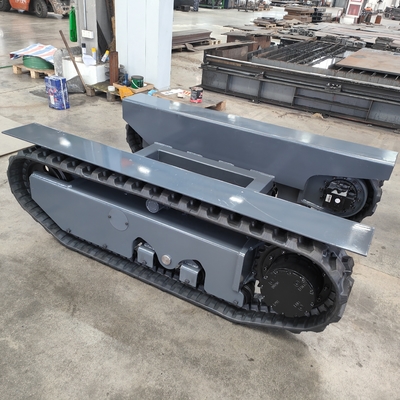 火災対策と荷重輸送機器のためのカスタマイズされたゴムコース・アンダーキャレージ 水力装置付きクローラー・シャシー