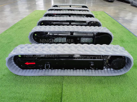 鉱山掘削機KRT3000用のミニゴムトラックシャシー