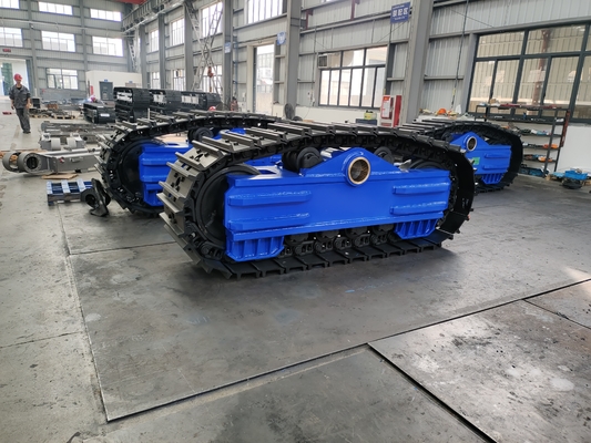 80トンの荷重容量のための移動モーターを装備した牽引トラック・シャシ 調整可能